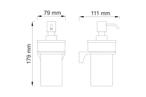 Wiese K-8999 Дозатор для жидкого мыла - 3