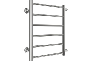 Водяной полотенцесушитель Terminus Аврора П6 500x600 Хром боковое подключение - 2