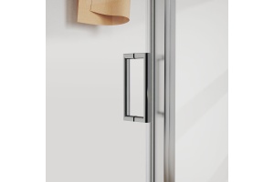 Душевой уголок Vincea City 120х90 профиль хром стекло прозрачное - 3