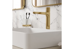 Смеситель для раковины WasserKRAFT Ems глянцевое золото - 2