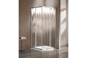 Душевая дверь Vincea Garda 110 хром стекло рифленое