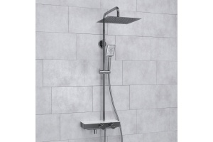 Душевая система WasserKraft 30 с термостатом хром - 2