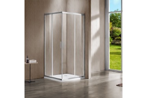 Душевой уголок Vincea Garda VSS-1G900CL 90x90, профиль хром, стекло прозрачное