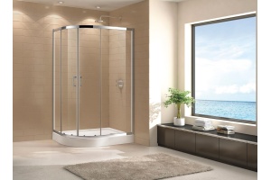 Душевой уголок Cezares Eco O-RH-2-120/90-C-Cr стекло прозрачное - 2