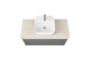 Комплект мебели Aquaton Лофт Урбан 100 светлое дерево-серый - 3