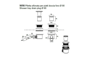 Сифон для поддона Kerasan Retro 9 бронза (905693) - 3