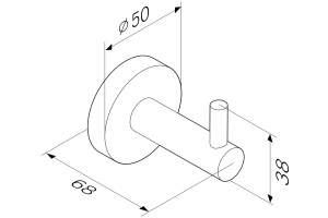 Крючок STWORKI Дублин HADB35500 - 3