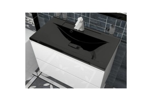 Раковина накладная Stella Polar Корвет 65 черный - 2