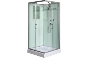 Душевая кабина Weltwasser WW500 Laine 1001 100х100 хром (10000003260)