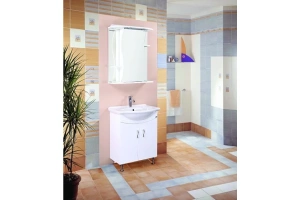 Зеркало-шкаф Onika Лилия 60 R с подсветкой, белый (206012) - 3