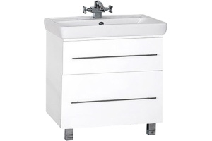 Мебель для ванной Misty Елена 80 белая, с 2-мя ящиками - 3