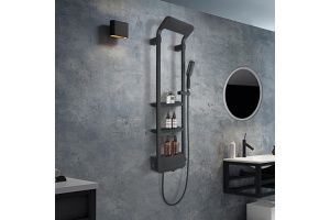 Душевая панель Black&White Seasons черная матовая - 2