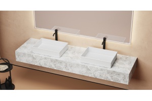 Накладная раковина Abber Rechteck 51 белая - 2