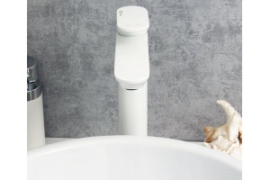 Смеситель Wasserkraft Mindel 8503H для раковины, белый матовый - 3