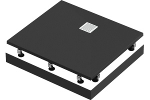 Поддон для душа Good Door Essentia 80x100, с сифоном, черный - 2