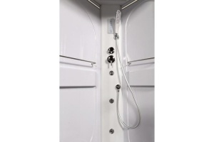 Душевая кабина Deto L 100х100 с гидромассажем, хром (L601LED+GM) - 3