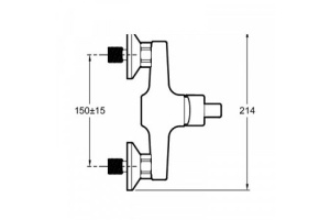 Смеситель Jacob Delafon Eo E24159RU-CP для душа - 3