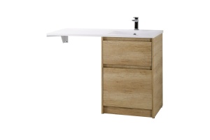 Тумба с раковиной Belbagno Kraft 120 светлое дерево - 3