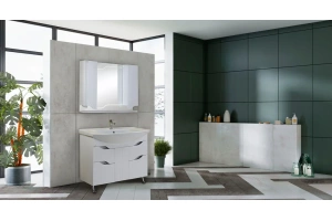 Зеркало-шкаф Onika Веронэлла 105 белый (210506) - 3