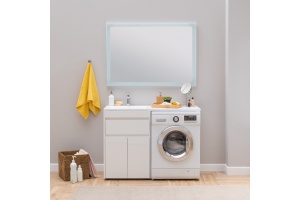 Тумба с раковиной Aquanet Токио 58 1 ящик, 2 двери - 2