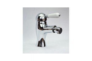 Смеситель для биде Magliezza Grosso bianco хром (50137-cr)