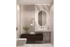 Раковина - столешница Art Flat 100 белый - 2