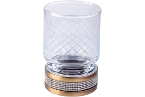 Стакан Boheme Royal Cristal Bronze настольный