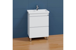 Тумба под раковину напольная Санта Марс 60 белый - 2