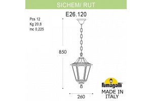 Подвесной светильник Fumagalli Rut E26.120.000.AYF1R - 2