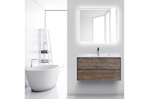 Тумба под раковину BelBagno Kraft 100 темное дерево - 2