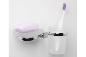 Стакан Wasserkraft Lippe K-6526 с мыльницей - 3