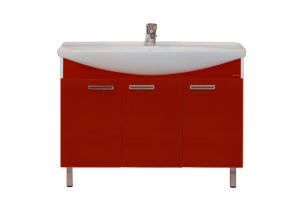 Джулия -120 Тумба прямая красная
