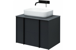 Тумба под раковину Allen Brau Reality 70 черный матовый - 3
