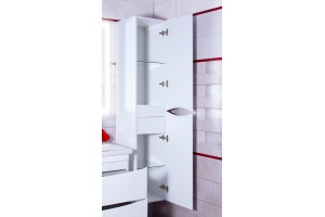 Шкаф-пенал Бриклаер Вега белый - 3