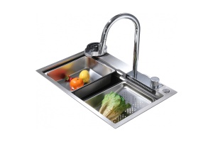 Металлическая мойка Abber Wasser Kreis 68 хром