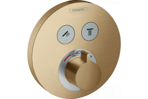 Смеситель для душа Hansgrohe ShowerSelect с термостатом шлифованная бронза