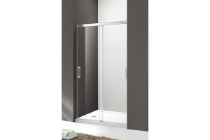 Душевая дверь в нишу Cezares Tandem Soft BF-2-120-C-Cr-IV стекло прозрачное - 2