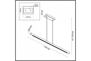 Подвесной светильник Odeon Light Mali 6643/45L - 3