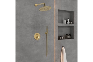 Душевой комплект Vincea Desire золото - 2