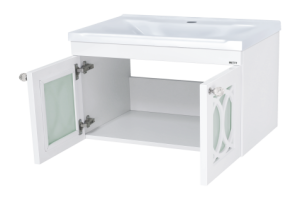 Тумба с раковиной Misty Тондо 70 белая глянцевая - 2