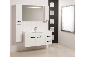 Шкаф-пенал Aquaton Диор 26 белый - 3