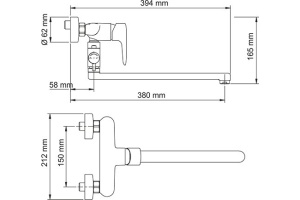 Смеситель Wasserkraft Vils 5602L универсальный - 3