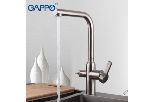 Смеситель для кухни Gappo сталь - 2