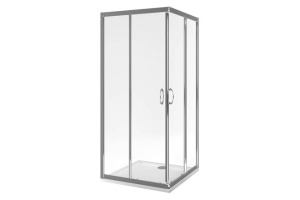 Душевой уголок Excellent Серия 201 90х90 хром стекло прозрачное