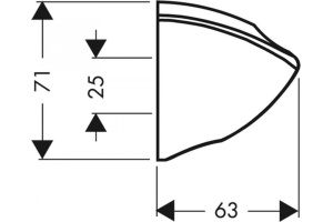 Настенный держатель Hansgrohe Porter С 27521000 - 3
