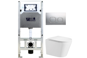 Комплект Weltwasser AMBERG 506 ST + SALZBACH 004 GL-WT + AMBERG RD-CR (10000006928)