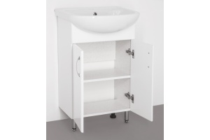 Тумба с раковиной Style Line Эко Стандарт №9 50 белая - 2