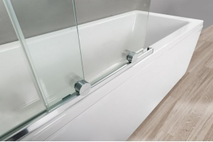 Душевое ограждение с полками Cezares Stream (STREAM-VFS-11-100/150-C-Cr) - 3