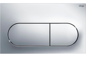 773748 Prevista Панель смыва для унитазов Visign for Life 6, пластик, хром, модель 8602.1 - 2