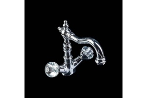 Смеситель для раковины Boheme Flora хром (272-FL)